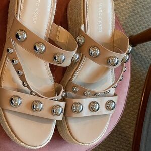 Marc Fischer Studded Flatform Espadrille